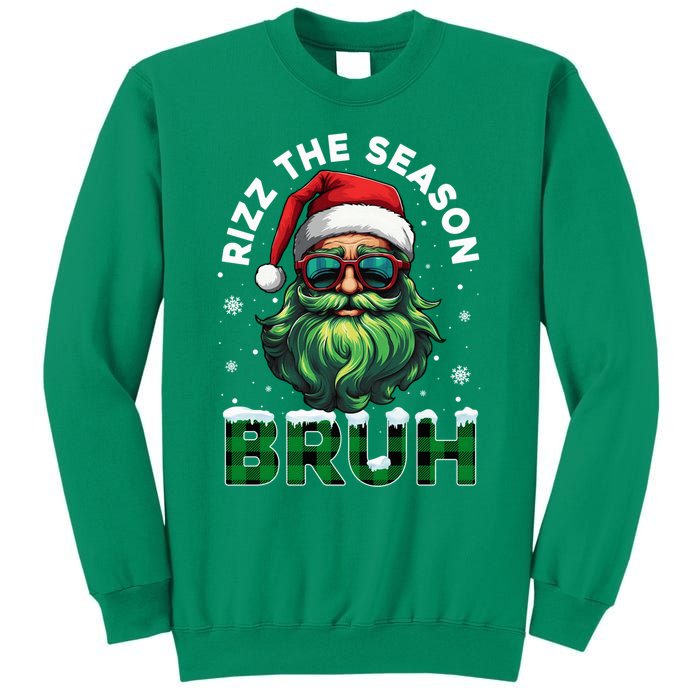 Rizz The Season Bruh Christmas Rizzmas Santa Claus Rizzler Sweatshirt