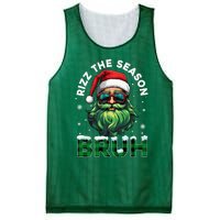 Rizz The Season Bruh Christmas Rizzmas Santa Claus Rizzler Mesh Reversible Basketball Jersey Tank