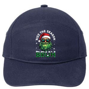 Rizz The Season Bruh Christmas Rizzmas Santa Claus Rizzler 7-Panel Snapback Hat