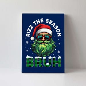 Rizz The Season Bruh Christmas Rizzmas Santa Claus Rizzler Canvas