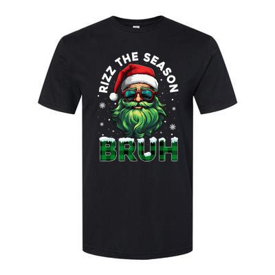 Rizz The Season Bruh Christmas Rizzmas Santa Claus Rizzler Softstyle CVC T-Shirt