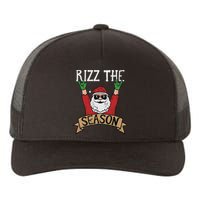 Rizz The Season Funny Christmas Santa Rock Xmas Rocker Yupoong Adult 5-Panel Trucker Hat