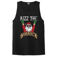 Rizz The Season Funny Christmas Santa Rock Xmas Rocker PosiCharge Competitor Tank