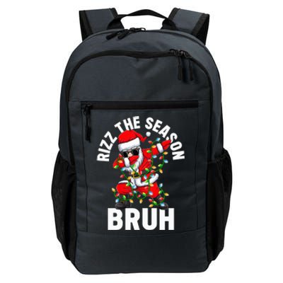 Rizz The Season Bruh Christmas Rizzmas Santa Claus Rizzler Daily Commute Backpack