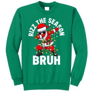 Rizz The Season Bruh Christmas Rizzmas Santa Claus Rizzler Sweatshirt