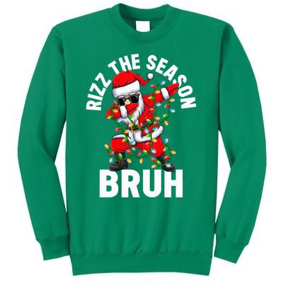 Rizz The Season Bruh Christmas Rizzmas Santa Claus Rizzler Sweatshirt