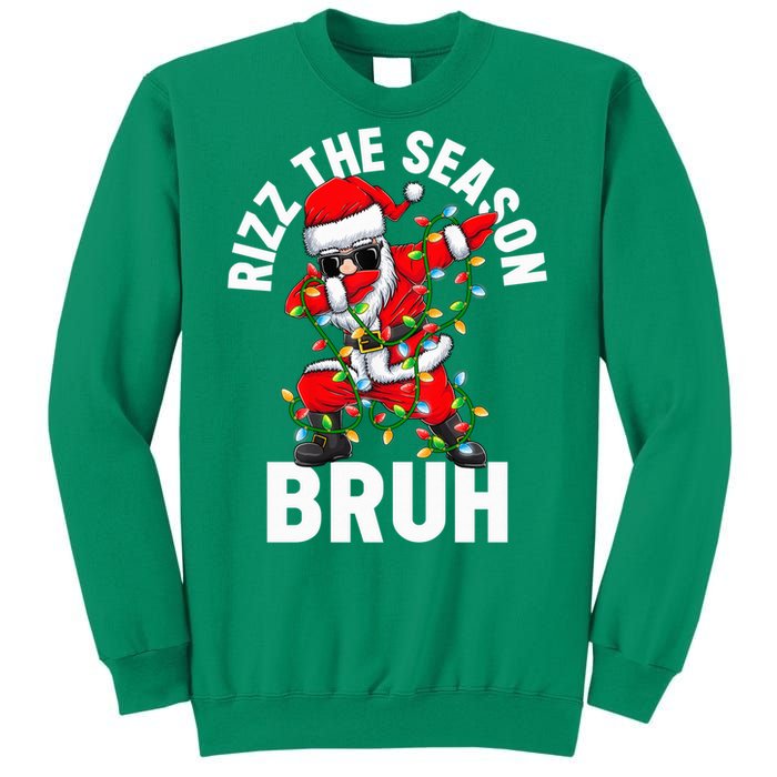 Rizz The Season Bruh Christmas Rizzmas Santa Claus Rizzler Sweatshirt