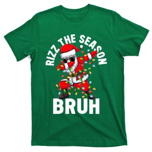 Rizz The Season Bruh Christmas Rizzmas Santa Claus Rizzler T-Shirt