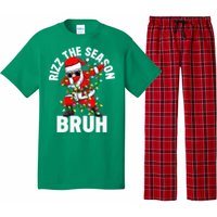 Rizz The Season Bruh Christmas Rizzmas Santa Claus Rizzler Pajama Set