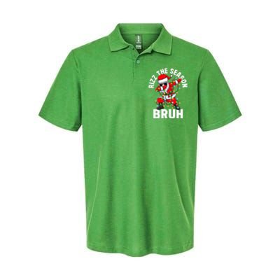 Rizz The Season Bruh Christmas Rizzmas Santa Claus Rizzler Softstyle Adult Sport Polo