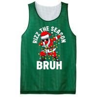 Rizz The Season Bruh Christmas Rizzmas Santa Claus Rizzler Mesh Reversible Basketball Jersey Tank