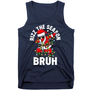 Rizz The Season Bruh Christmas Rizzmas Santa Claus Rizzler Tank Top