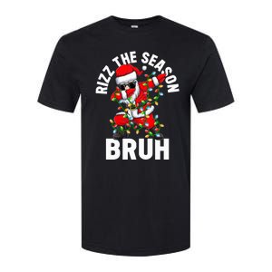 Rizz The Season Bruh Christmas Rizzmas Santa Claus Rizzler Softstyle CVC T-Shirt