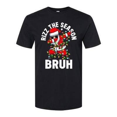 Rizz The Season Bruh Christmas Rizzmas Santa Claus Rizzler Softstyle CVC T-Shirt