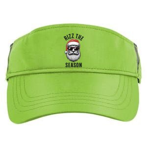 Rizz The Season Silly Christmas Funny Santa Adult Drive Performance Visor