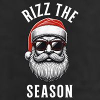 Rizz The Season Silly Christmas Funny Santa Beanie