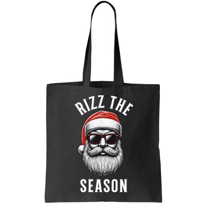 Rizz The Season Silly Christmas Funny Santa Bag