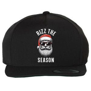 Rizz The Season Silly Christmas Funny Santa Wool Snapback Cap