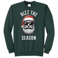 Rizz The Season Silly Christmas Funny Santa Sweatshirt