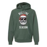 Rizz The Season Silly Christmas Funny Santa Premium Hoodie