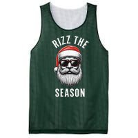 Rizz The Season Silly Christmas Funny Santa Mesh Reversible Basketball Jersey Tank