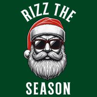 Rizz The Season Silly Christmas Funny Santa Visor