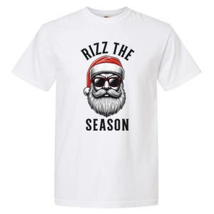 Rizz The Season Silly Christmas Funny Santa Garment-Dyed Heavyweight T-Shirt