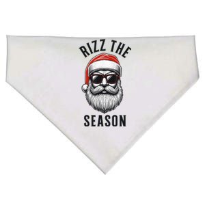 Rizz The Season Silly Christmas Funny Santa USA-Made Doggie Bandana