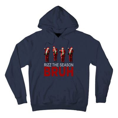 Rizz The Season Bruh Funny Maga Santa Trump Dance Christmas Tall Hoodie