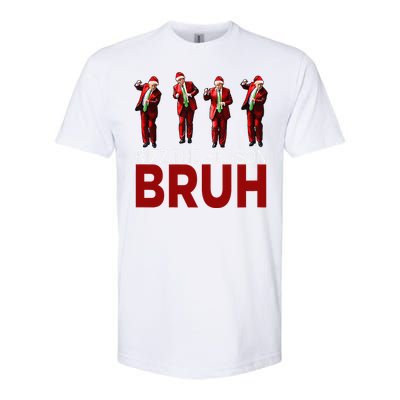 Rizz The Season Bruh Funny Maga Santa Trump Dance Christmas Softstyle CVC T-Shirt