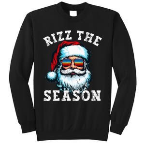 Rizz The Season Funny Christmas Rizzmas Santa Claus Rizzler Sweatshirt