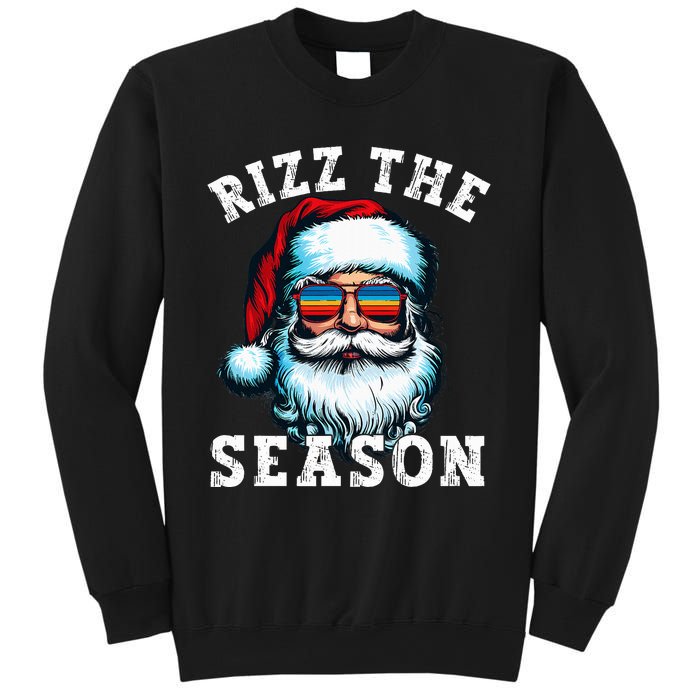 Rizz The Season Funny Christmas Rizzmas Santa Claus Rizzler Sweatshirt