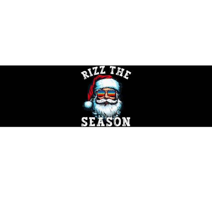 Rizz The Season Funny Christmas Rizzmas Santa Claus Rizzler Bumper Sticker