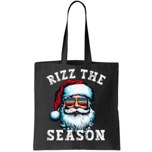 Rizz The Season Funny Christmas Rizzmas Santa Claus Rizzler Tote Bag