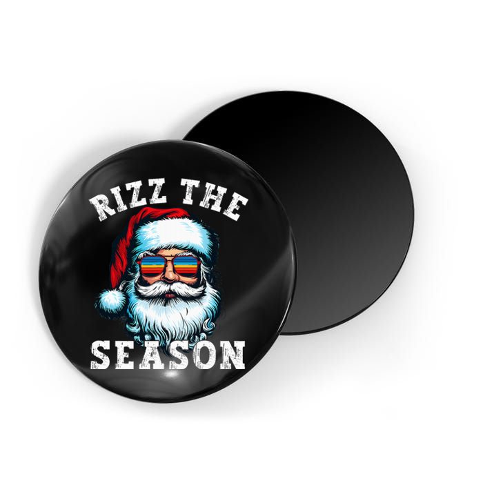 Rizz The Season Funny Christmas Rizzmas Santa Claus Rizzler Magnet