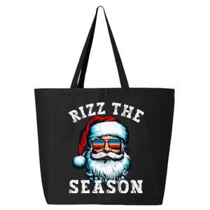 Rizz The Season Funny Christmas Rizzmas Santa Claus Rizzler 25L Jumbo Tote