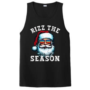 Rizz The Season Funny Christmas Rizzmas Santa Claus Rizzler PosiCharge Competitor Tank