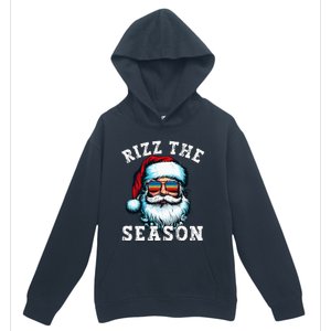 Rizz The Season Funny Christmas Rizzmas Santa Claus Rizzler Urban Pullover Hoodie