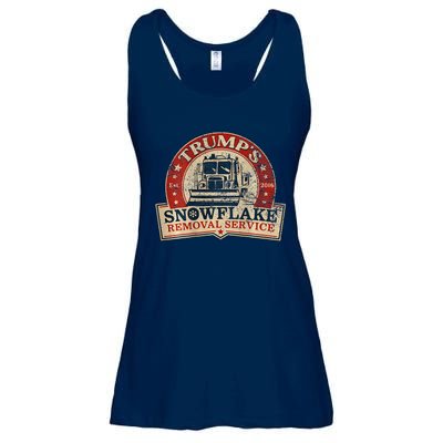 Retro TrumpS Snowflake Removal Service Funny Trump 2024 Ladies Essential Flowy Tank