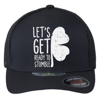 Ready To Stumble Saint Pattys Irish St Patrick Day Flexfit Unipanel Trucker Cap