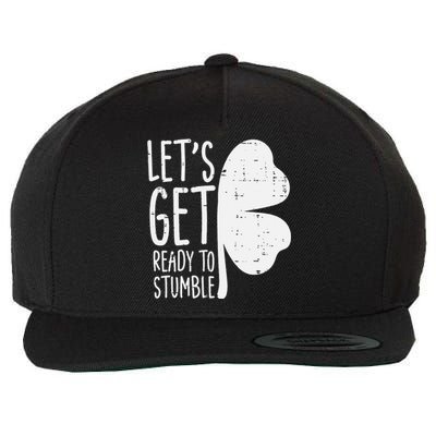 Ready To Stumble Saint Pattys Irish St Patrick Day Wool Snapback Cap