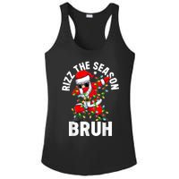 Rizz The Season Bruh Christmas Rizzmas Santa Claus Rizzler Ladies PosiCharge Competitor Racerback Tank