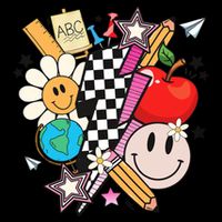 Retro Teacher Sublimation Cute Teacher Back To School Meaningful Gift Cooling Performance Crew T-Shirt