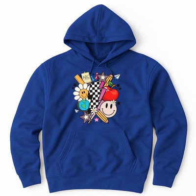 Retro Teacher Sublimation Cute Teacher Back To School Meaningful Gift Hoodie