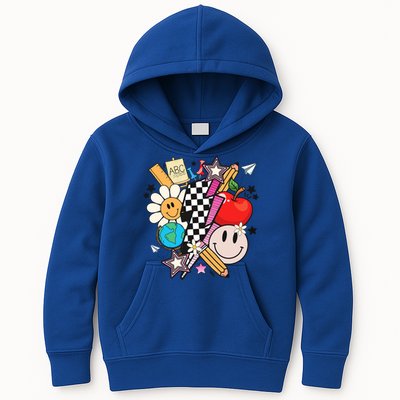 Retro Teacher Sublimation Cute Teacher Back To School Meaningful Gift Kids Hoodie