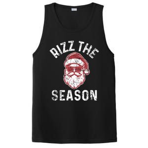 Rizz The Season Funny Christmas Rizzmas Santa Claus Rizzler Gift PosiCharge Competitor Tank