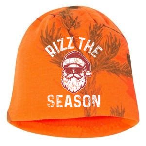 Rizz The Season Funny Christmas Rizzmas Santa Claus Rizzler Gift Kati - Camo Knit Beanie