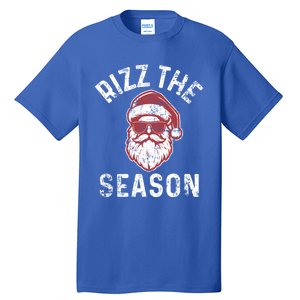 Rizz The Season Funny Christmas Rizzmas Santa Claus Rizzler Gift Tall T-Shirt