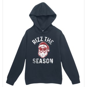 Rizz The Season Funny Christmas Rizzmas Santa Claus Rizzler Gift Urban Pullover Hoodie