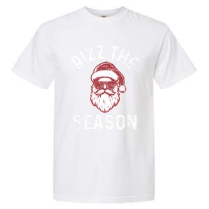 Rizz The Season Funny Christmas Rizzmas Santa Claus Rizzler Gift Garment-Dyed Heavyweight T-Shirt